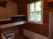 Slaapkamer met stapelbed Woodchalet