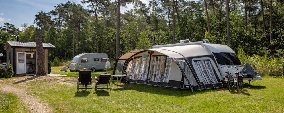 Kamperen op de Veluwe - Camping met privé sanitair De Haeghehorst
